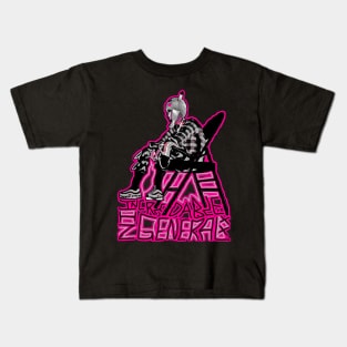 KVLI3N ''INCREDABLE IN GENERAL'' (PINK) Kids T-Shirt